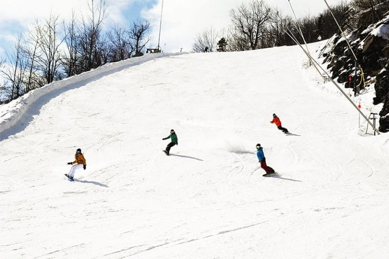Hunter Mountain Skiing in the Catskills New York By Rail