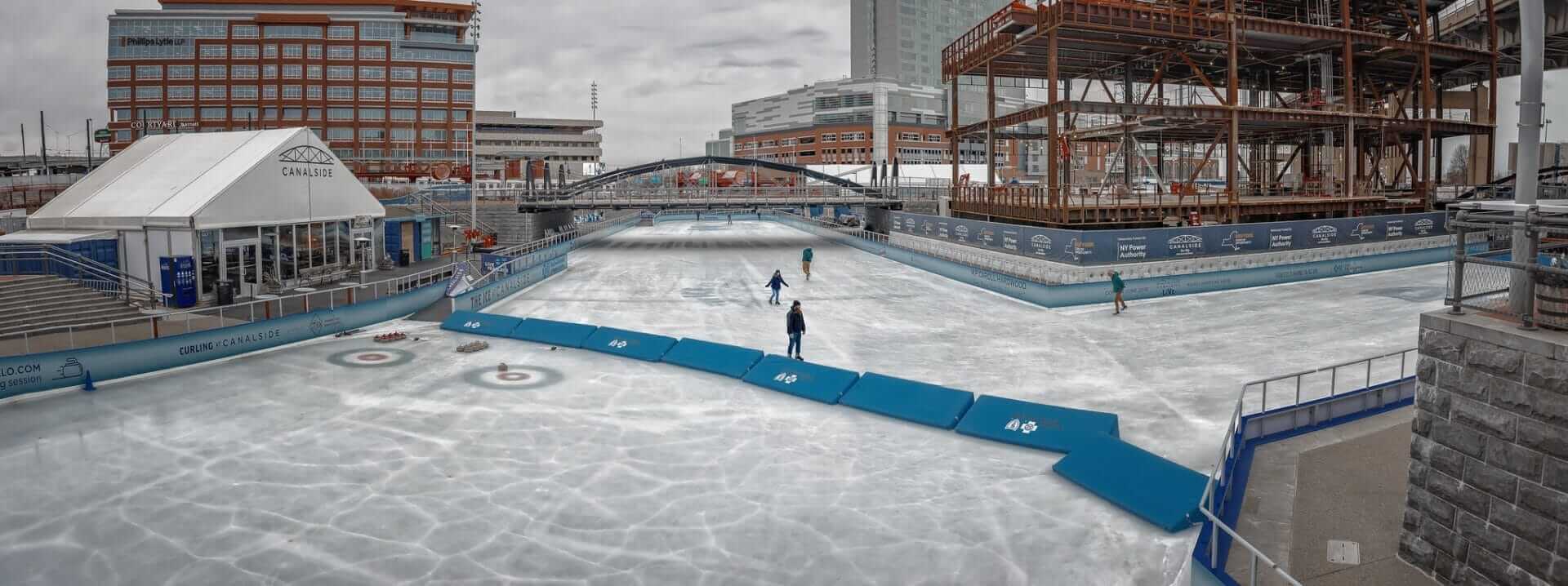 The Ice at Canalside (Buffalo, New York). Photo Credit: Ken Lane