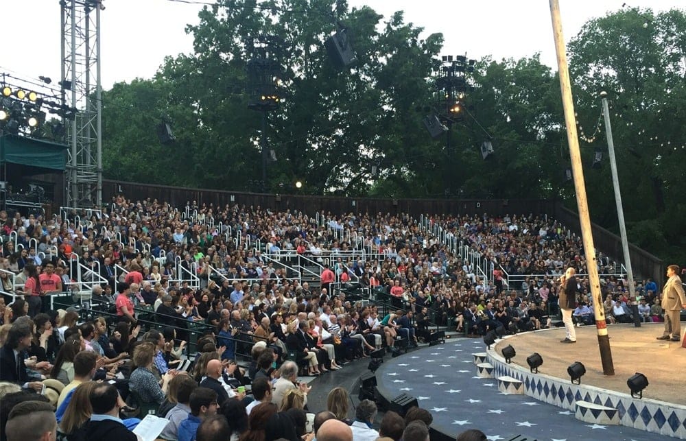 Shakespeare in the Park A Midsummer Night’s Dream New York by Rail
