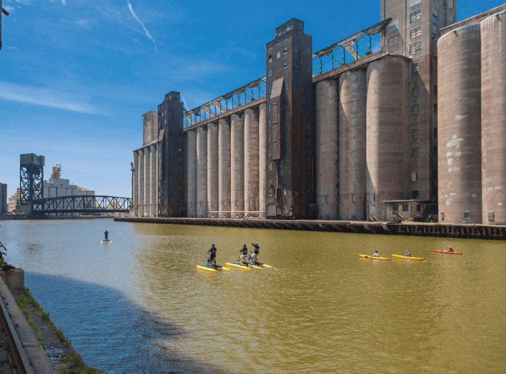 Silo City Water Bikes