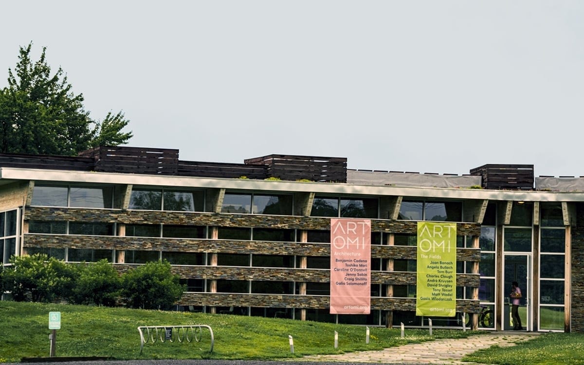 The LEEDS-certified visitor center at Art Omi in Columbia County. | Photo by Andrew Frey