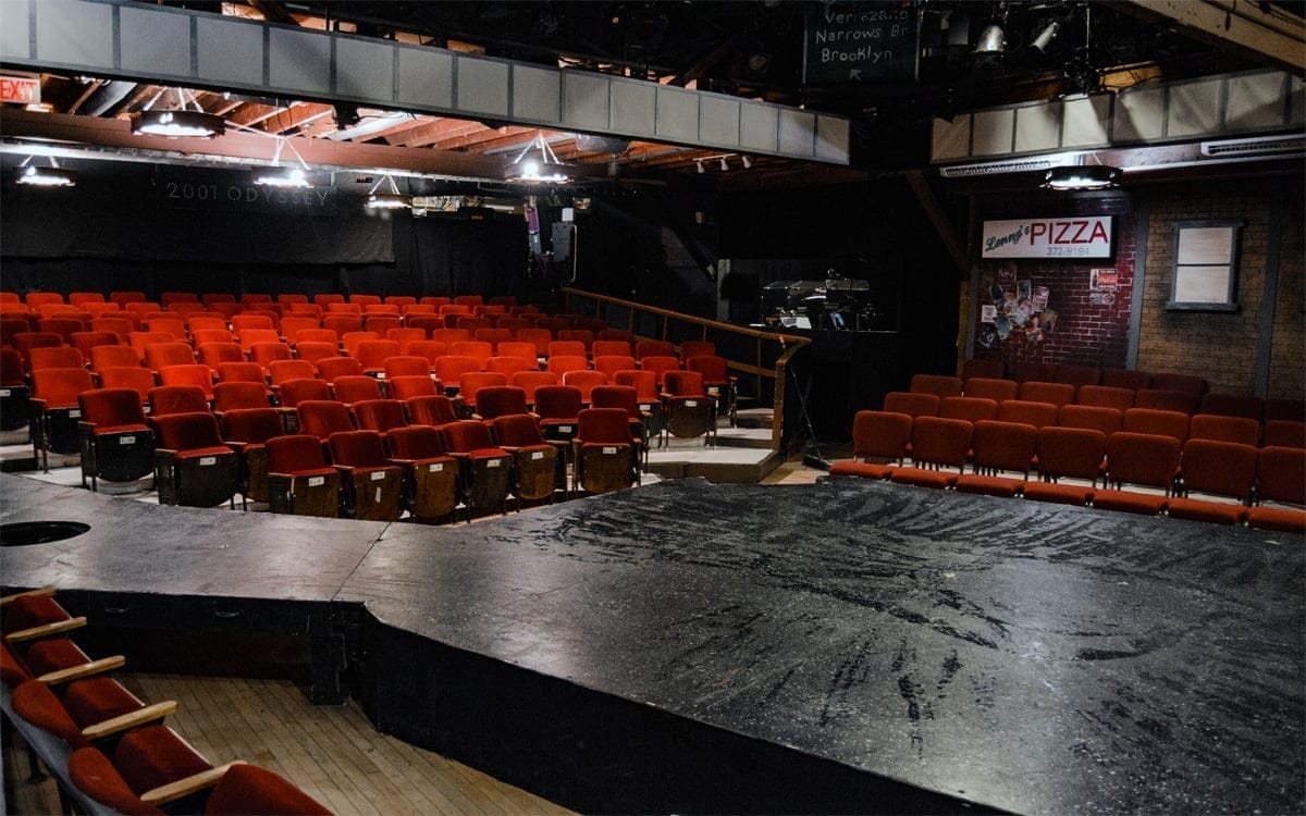 The intimate, 350-seat theater-in-the-round at Mac-Haydn Theatre in Columbia County. | Photo by Andrew Frey