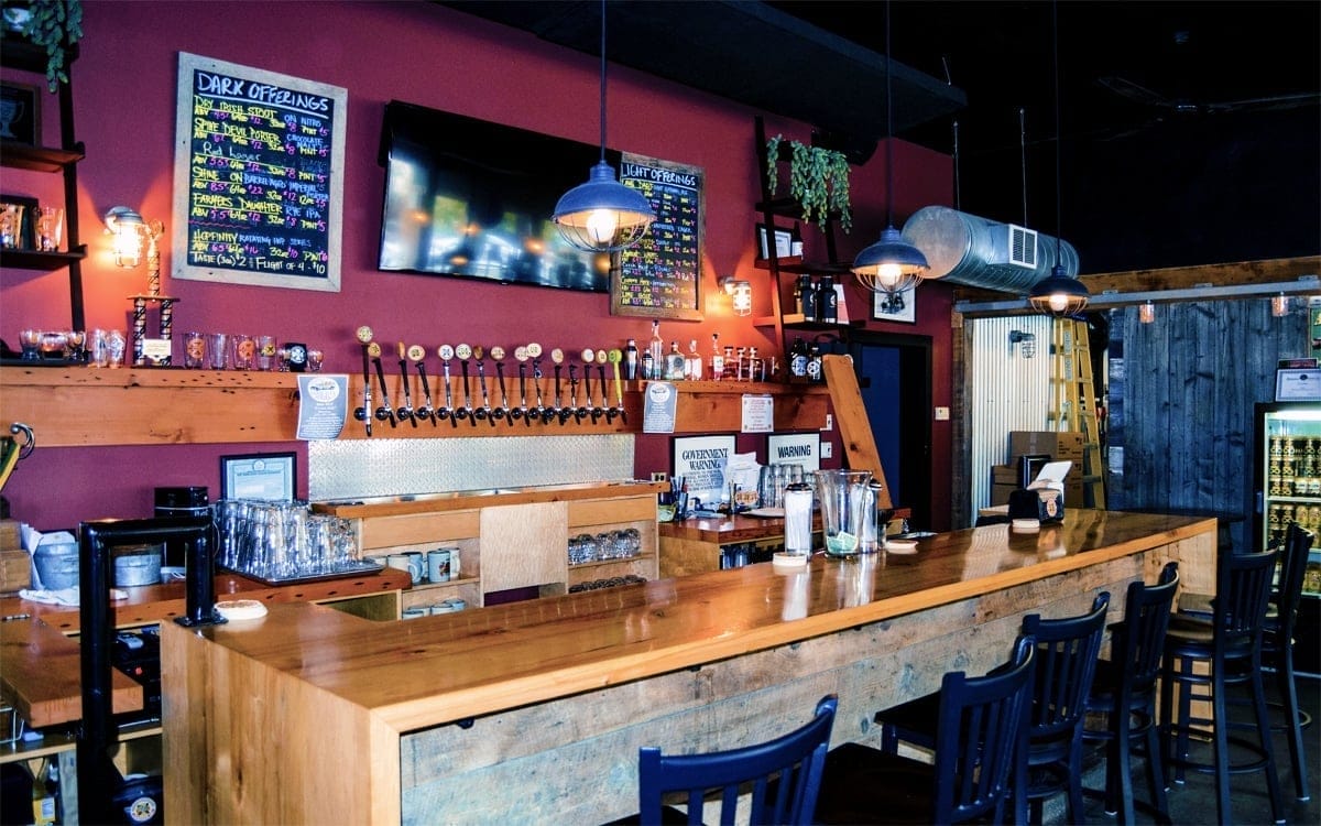 The bar and tasting room at Chatham Brewing Co. in Columbia County. I'll take a pint, please! | Photo by Andrew Frey