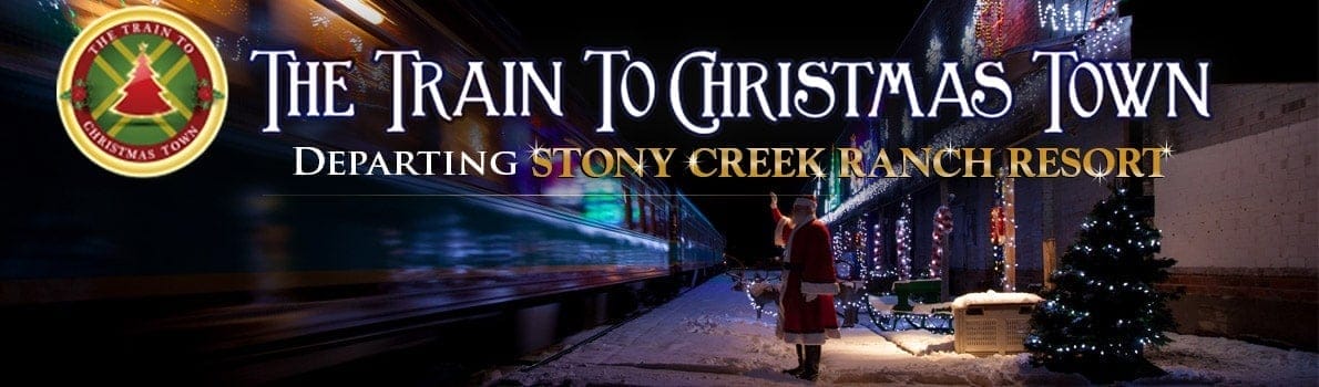 Live the story, The Train to Christmas Town with Saratoga & North Creek Railway and Stony Creek Ranch. | Photo from SNCRR