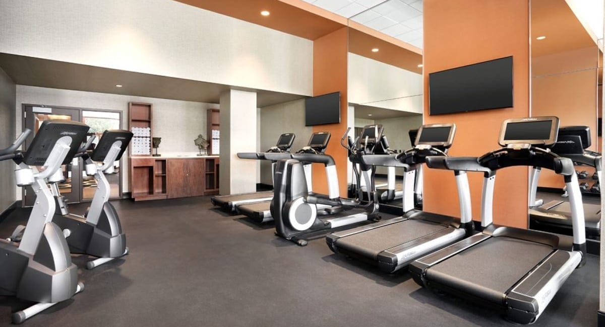 The hotel's state of the art fitness center. | Photo from the Landing Hotel