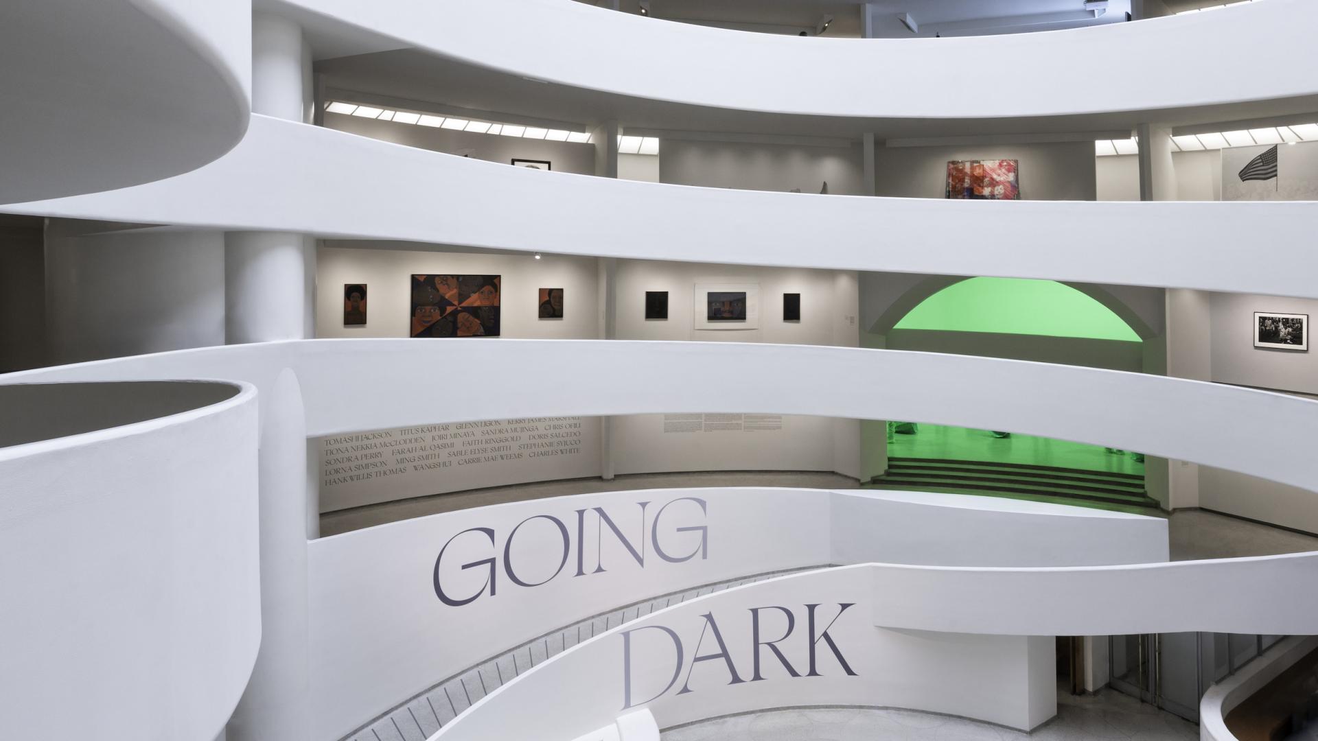 Going Dark exhibit at the Guggenheim Museum