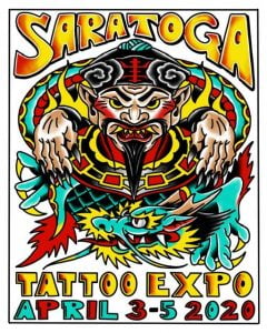 Saratoga Tattoo Expo 2020 Flyer