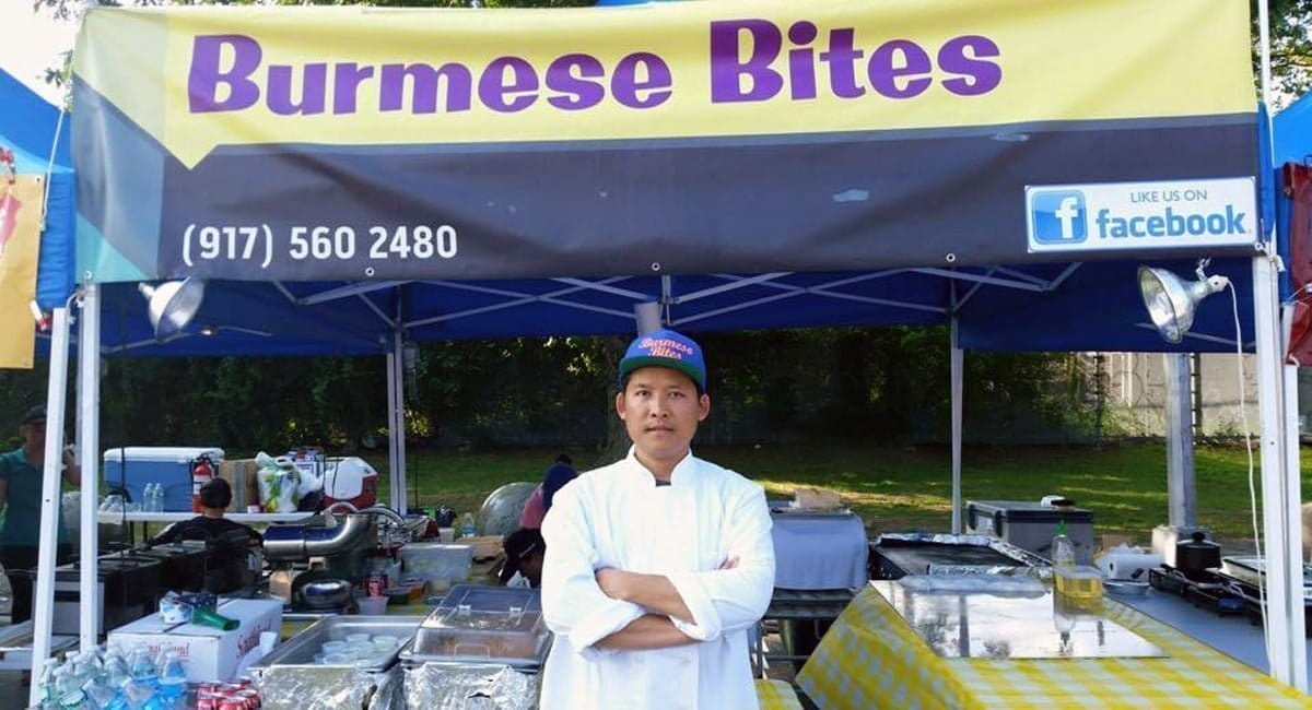 Authentic Burmese Food at the Queens International Night Market | Photo from Burmese Bites Facebook