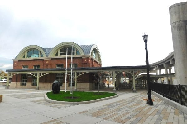 The new Buffalo-Exchange street Amtrak station