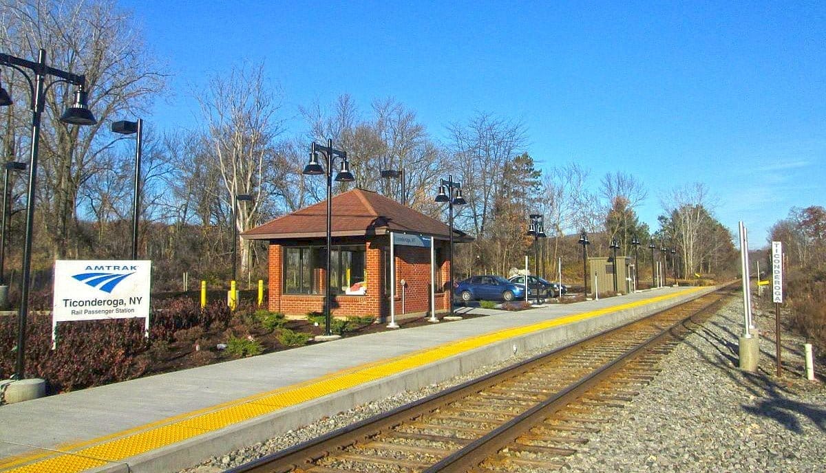 Amtrak Ticonderoga Station | FTC | New York by Rail