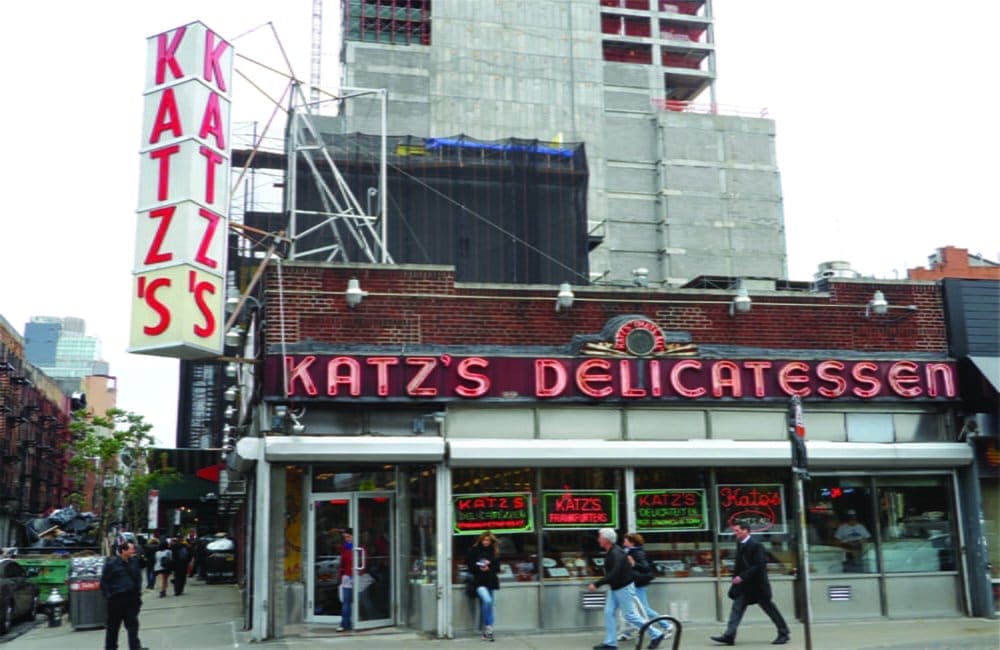 The Iconic Facade of Katz's Delicatessen | Photo by Tasmin Slater