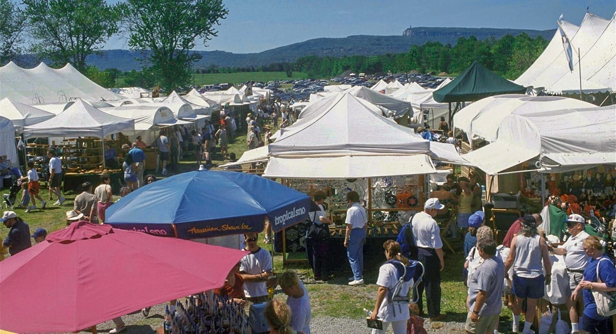 Woodstock New Paltz Arts and Crafts Fair New York by Rail