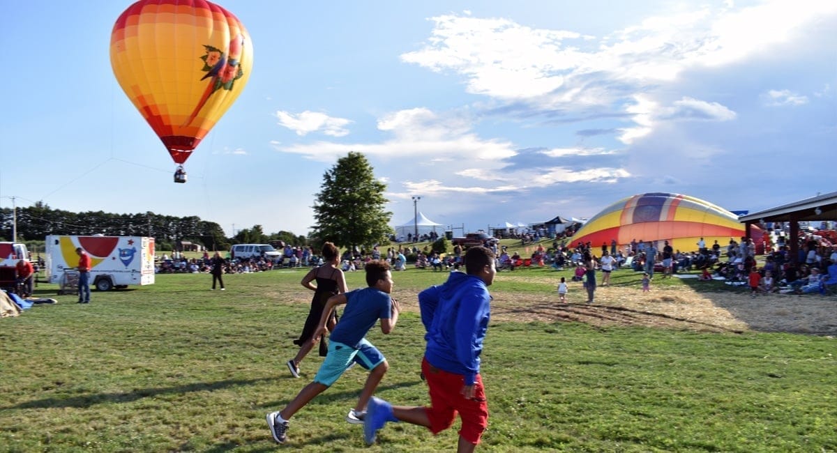 Hudson Valley Hot Air Balloon Festival New York by Rail