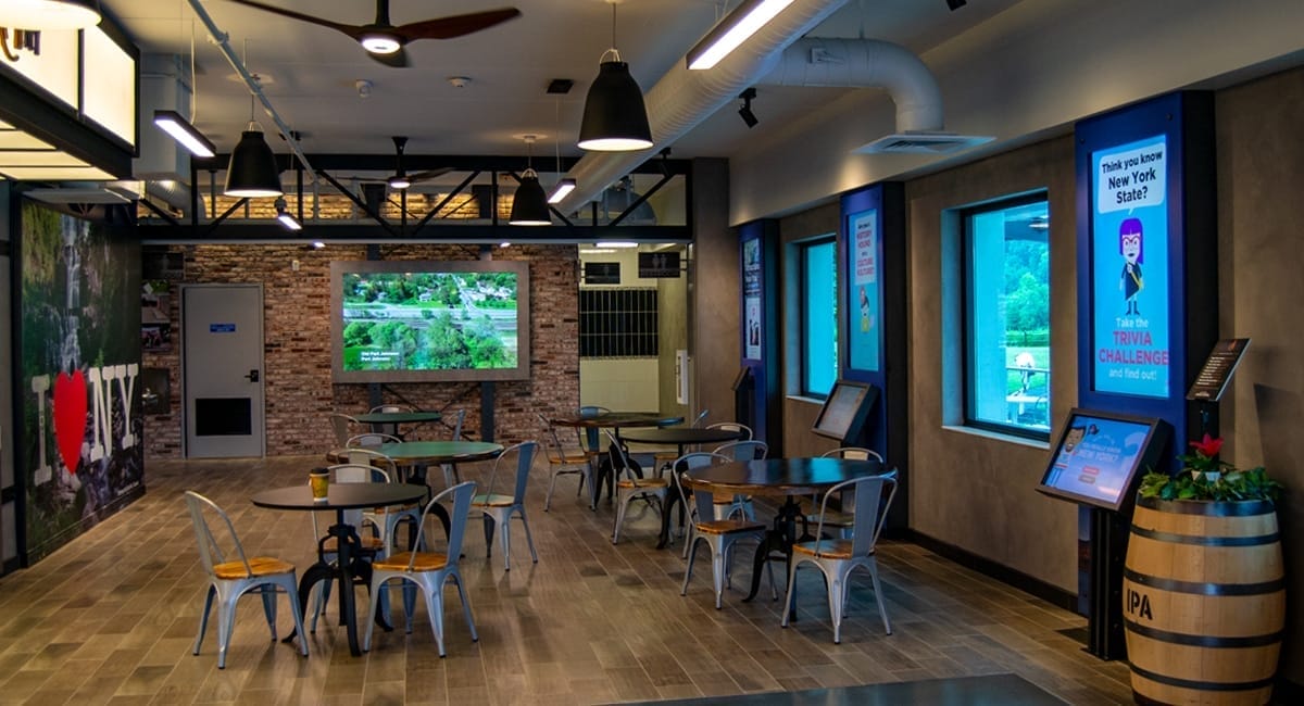 Inside the Mohawk Valley Visitors Center. | Photo by Andrew Frey