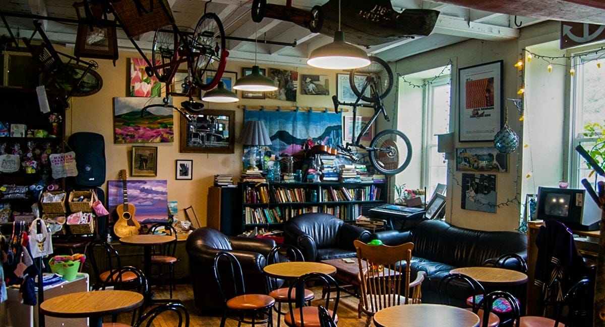 The eccentric lounge at Ole Sal's Cafe & Creamery. | Photo by Andrew Frey
