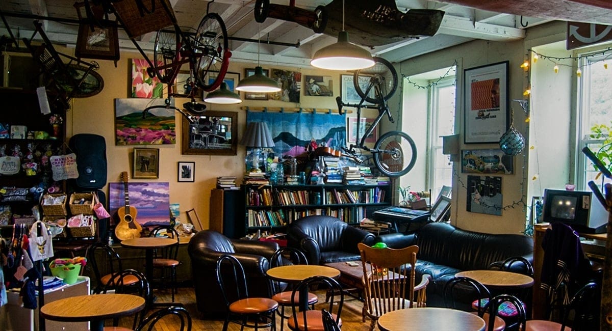The eccentric lounge at Ole Sal's Cafe & Creamery. | Photo by Andrew Frey