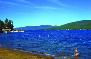 Enjoy the serene Lake George from its most premier beach, Million Dollar Beach. | Photo from WikiCommons
