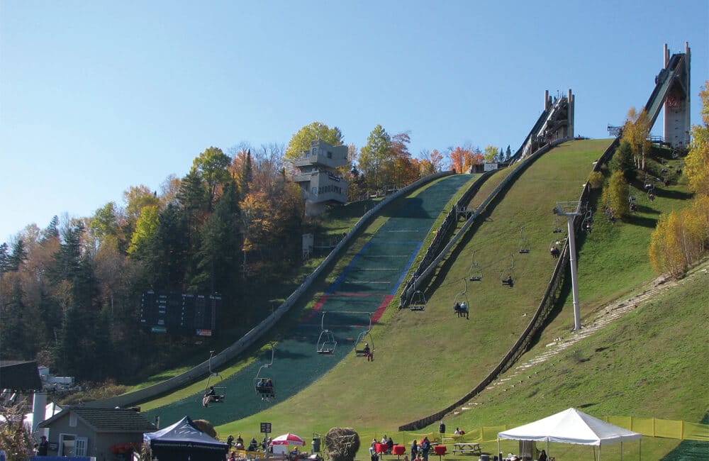 The hill visitors can speed down at the Olympic Jumping Complex. | Photo from Wikimedia Commons
