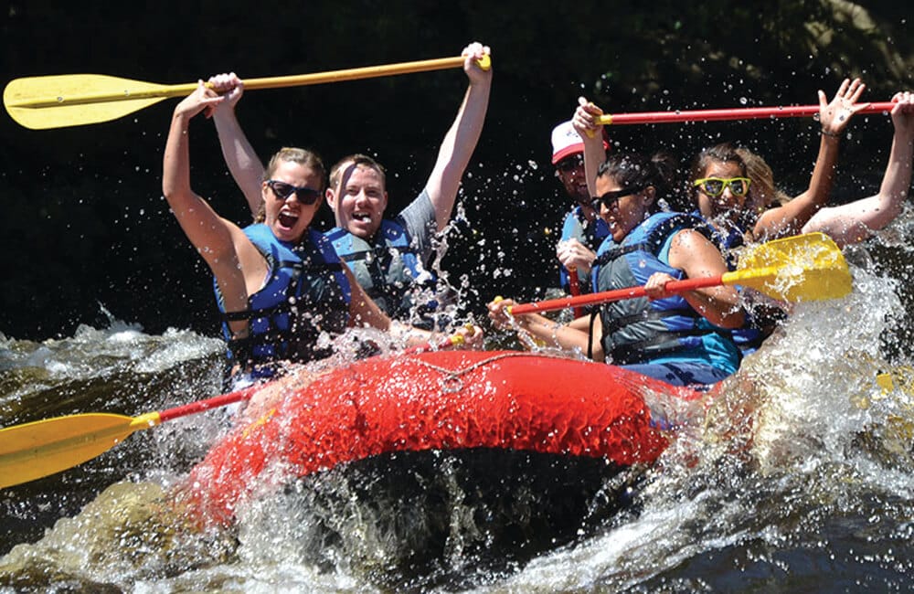 Speed down the Hudson River in a Whitewater adventure. Photo from WhitewaterChallengers
