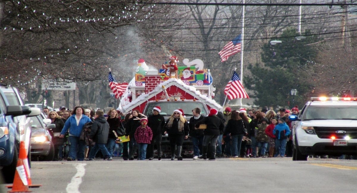 A large crowd gathered for the annual Lewiston Christmas Walk. | Courtesy of jmaloni