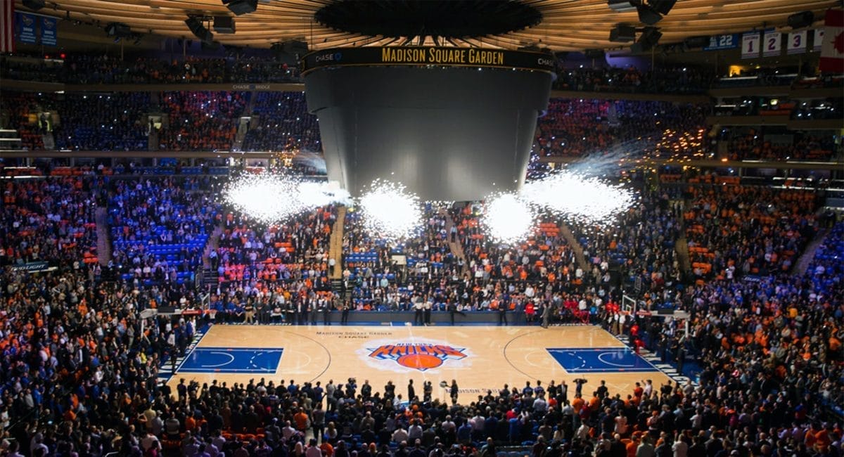 New York Knicks At Madison Square Garden New York By Rail