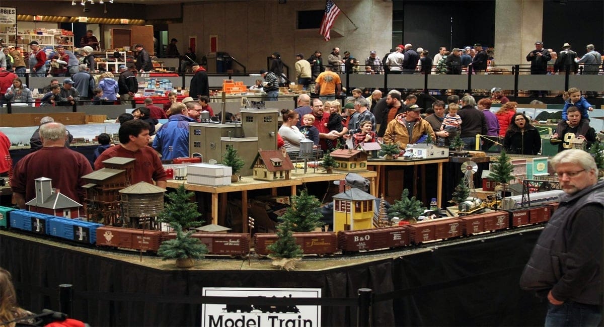 Spectators gather in time for the holiday season to see hundreds of train models. | Courtesy of the Great Train Extravaganza
