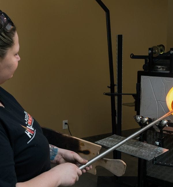 Glassblowing at Howe Caverns