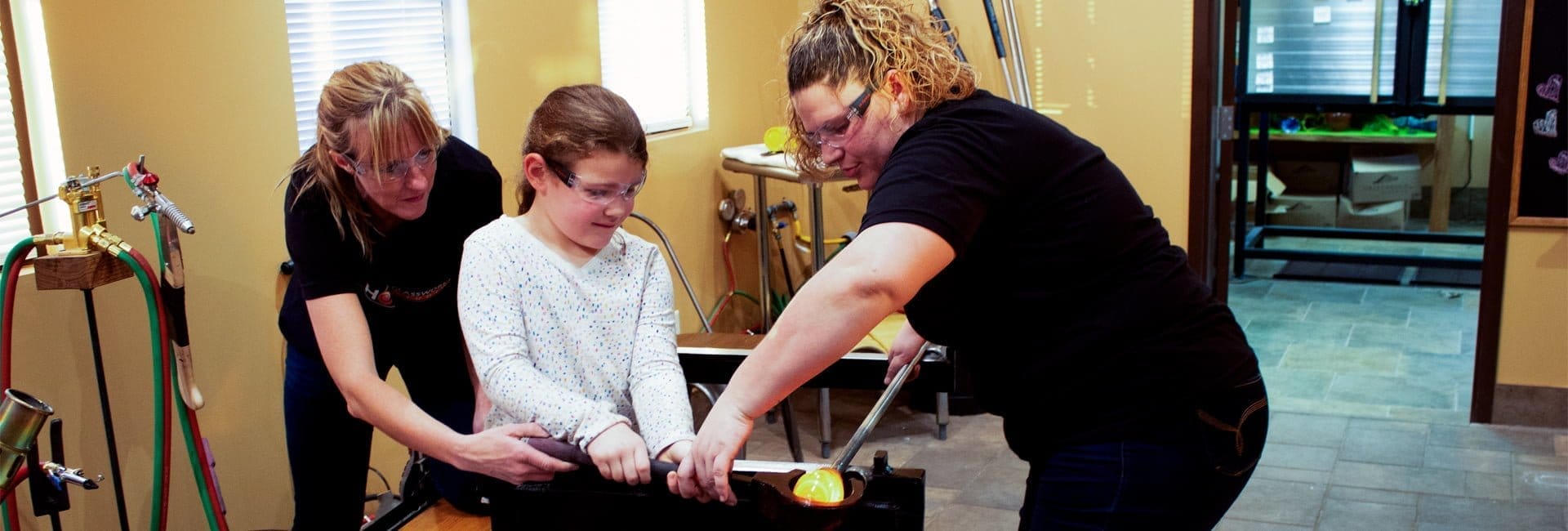 Glassblowing at Howe Caverns