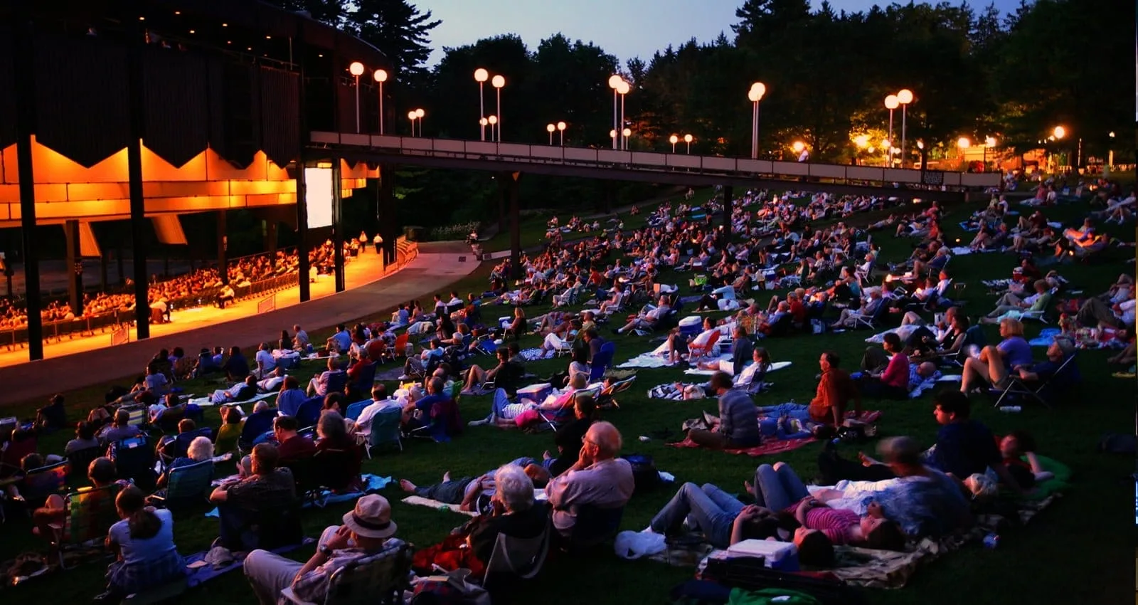 Saratoga Performing Arts Center, View from the lawn seating_Capital-Saratoga Region