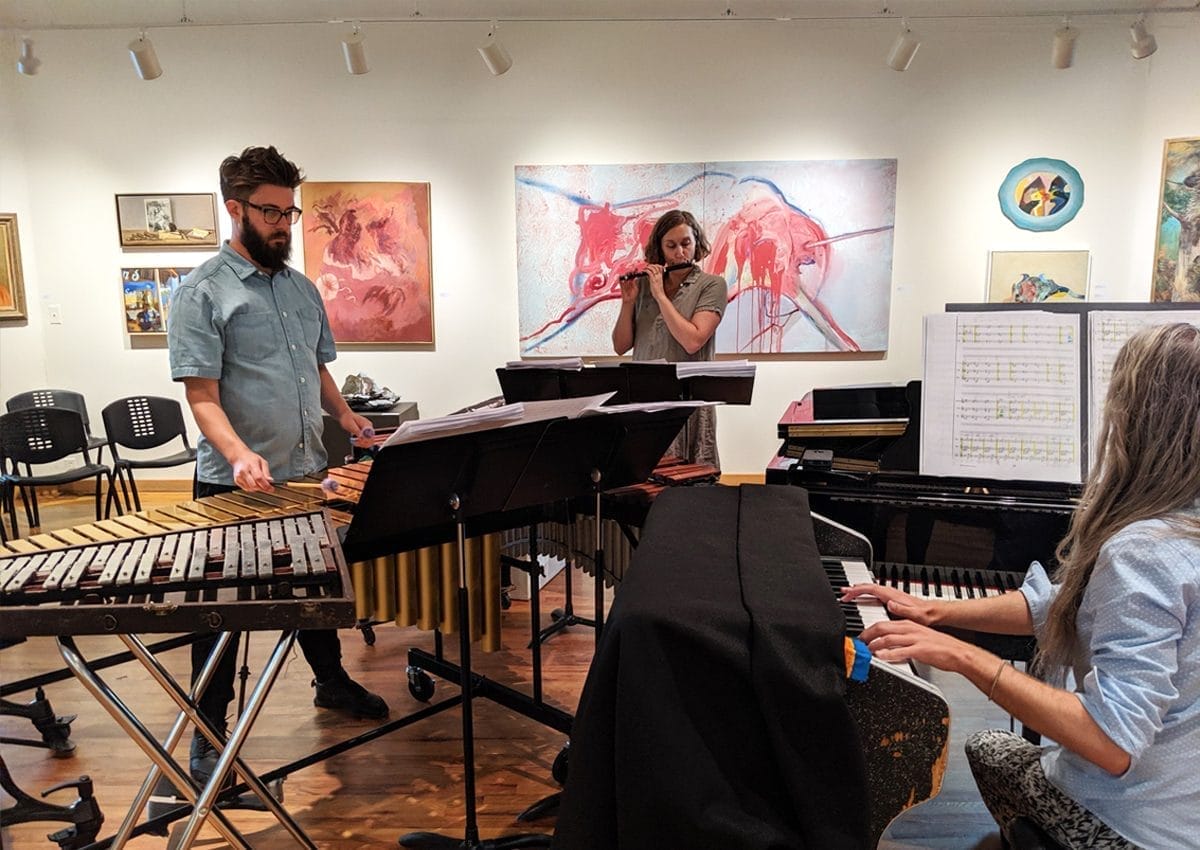 Artists performing at the Woodstock Artists Association and Museum