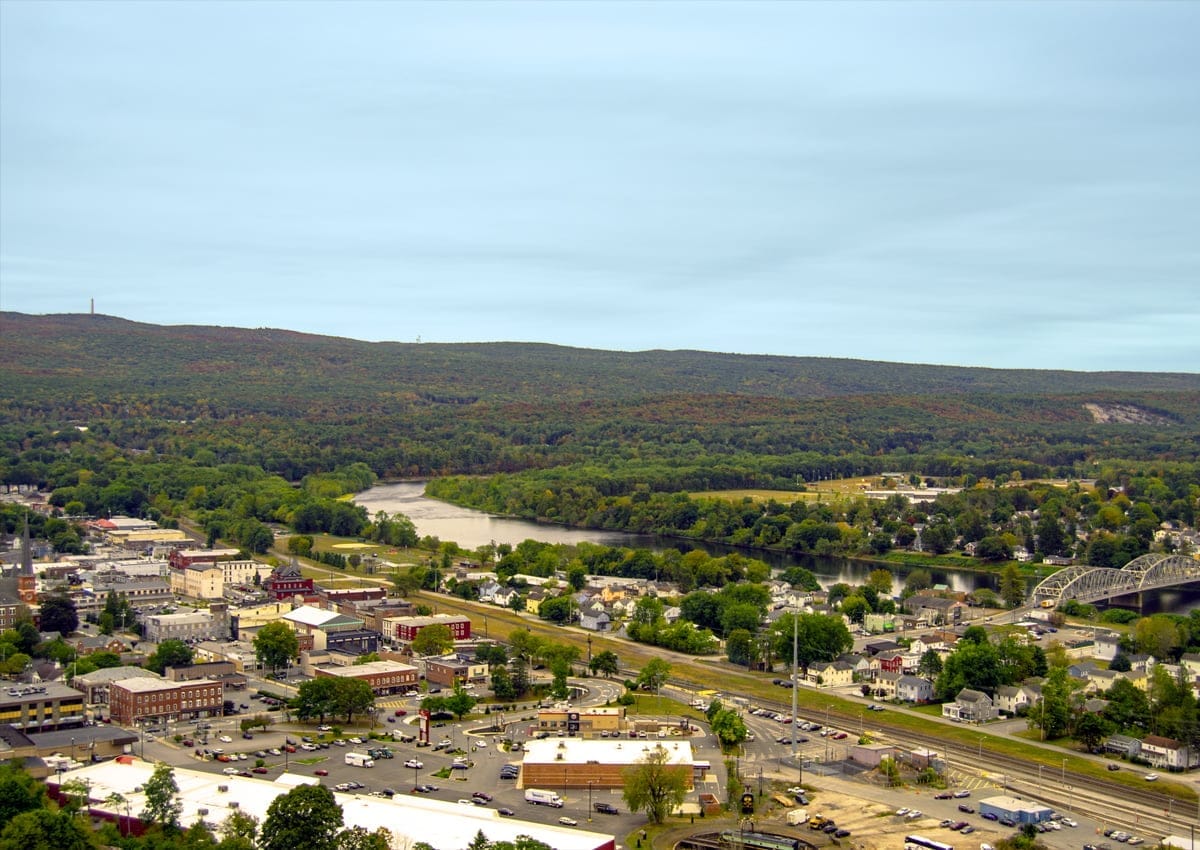 View of Port Jervis from Watershed Trail | Photo Courtesy of Andrew Frey