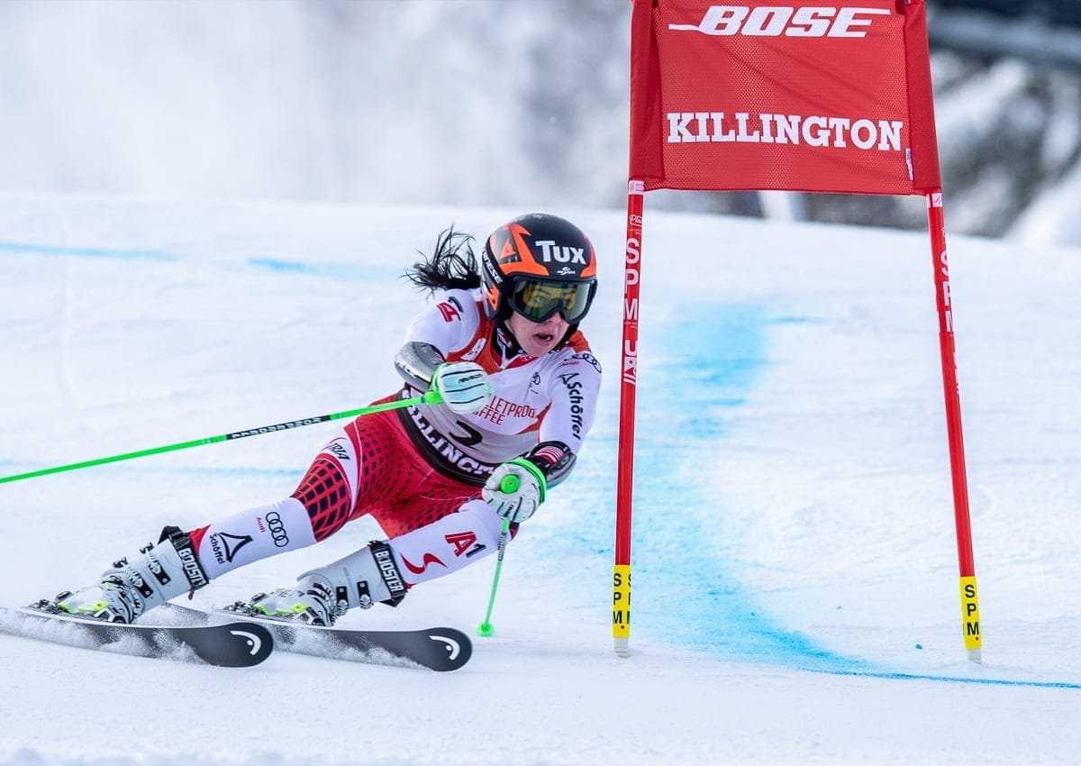 Stephanie Brunner's 2018 Giant Slalom at the Killington World Cup. | Photo Courtesy David Young