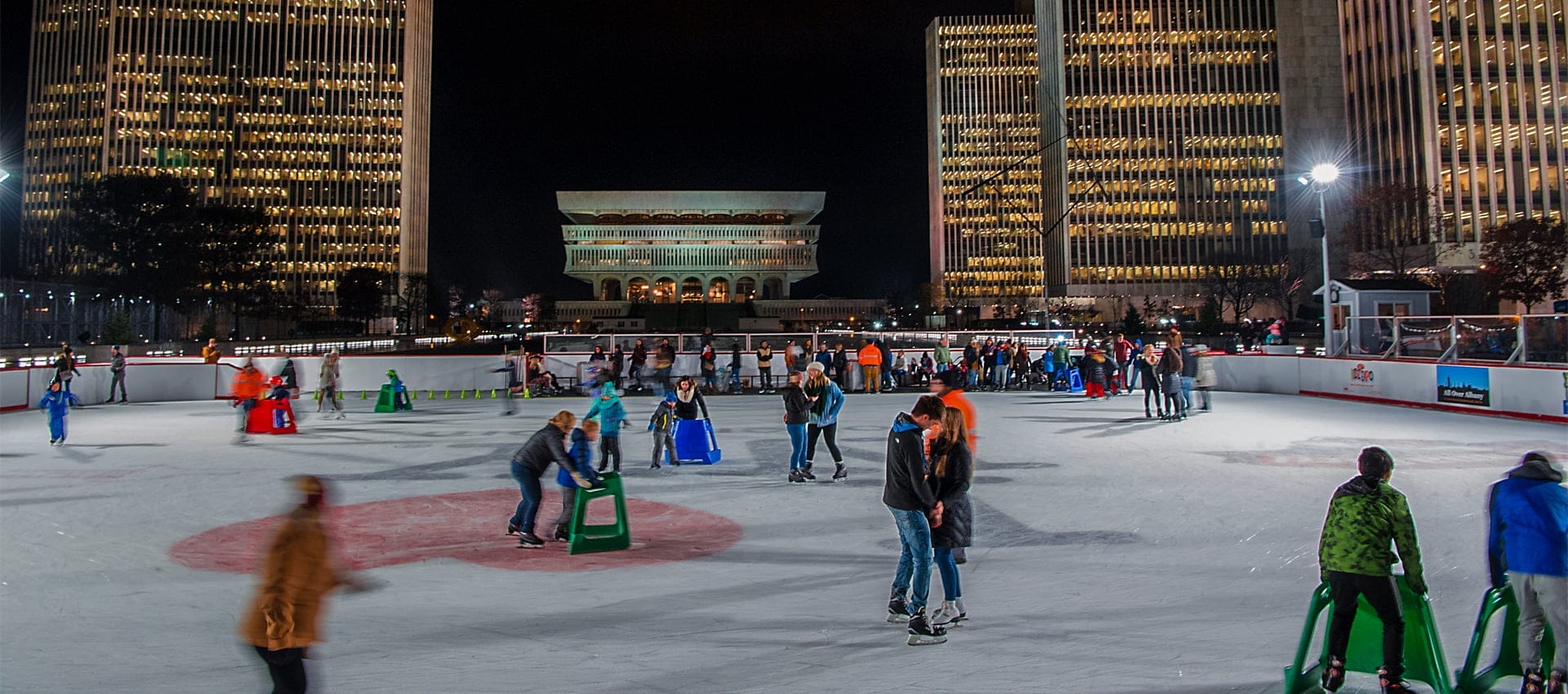 Empire Plaza Ice Rink | Photo Courtesy of New York State