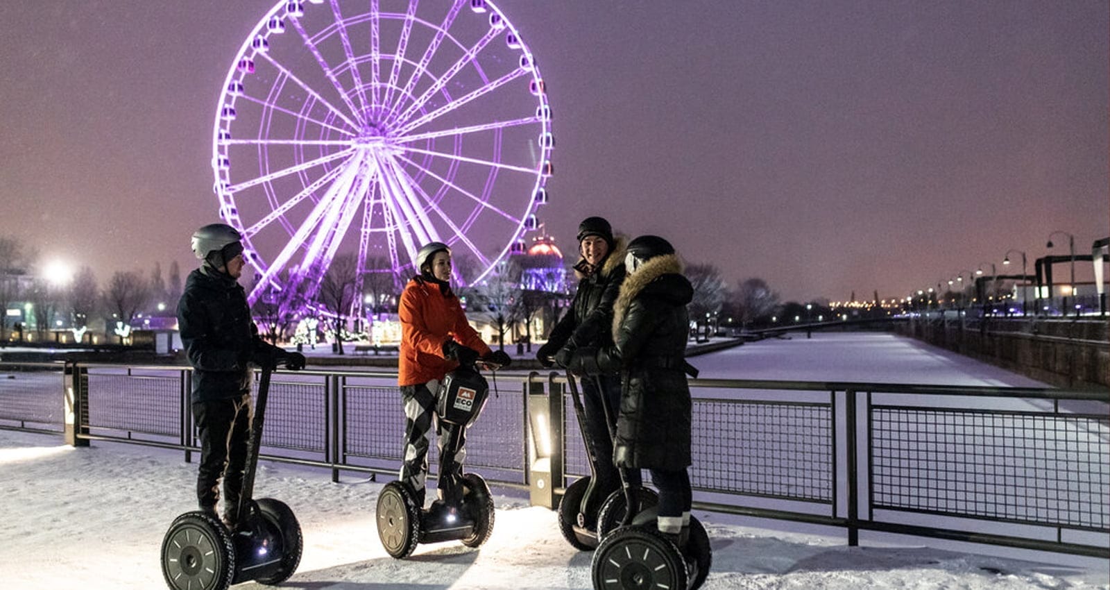 Montréal en Fêtes - Merry Montréal | Old Port Segway Tours - Winter