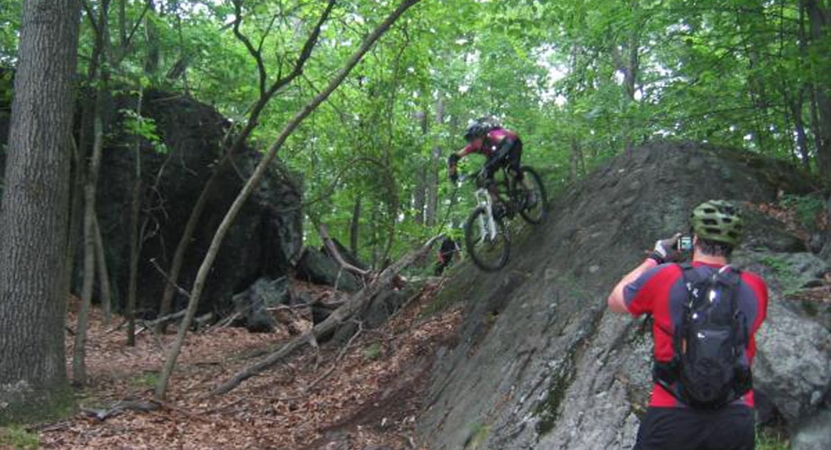 Biking at Blue Mountain Reserve near Holiday Inn Express and Suites Peekskill Suite