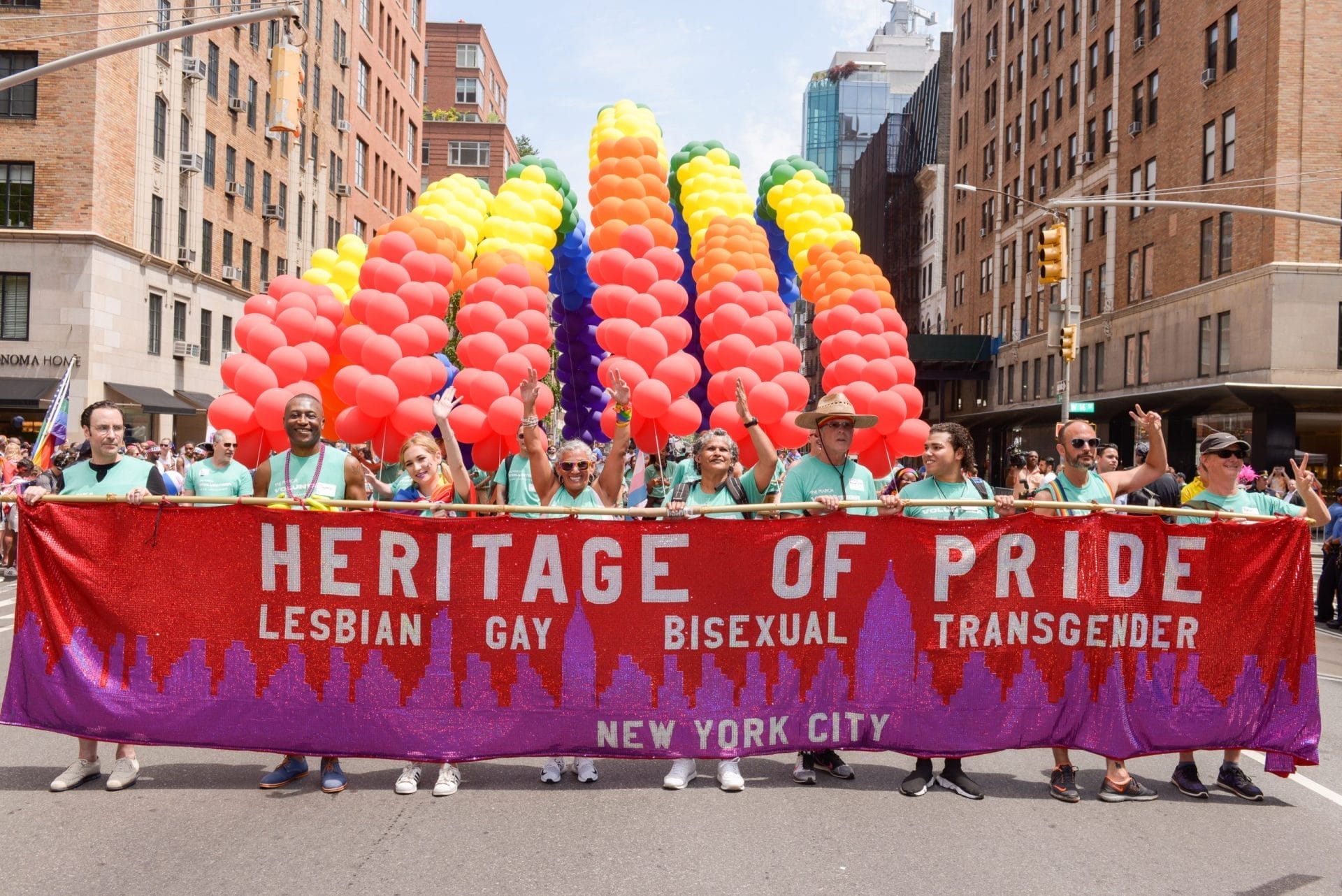 New York City Pride March and Celebration New York by Rail