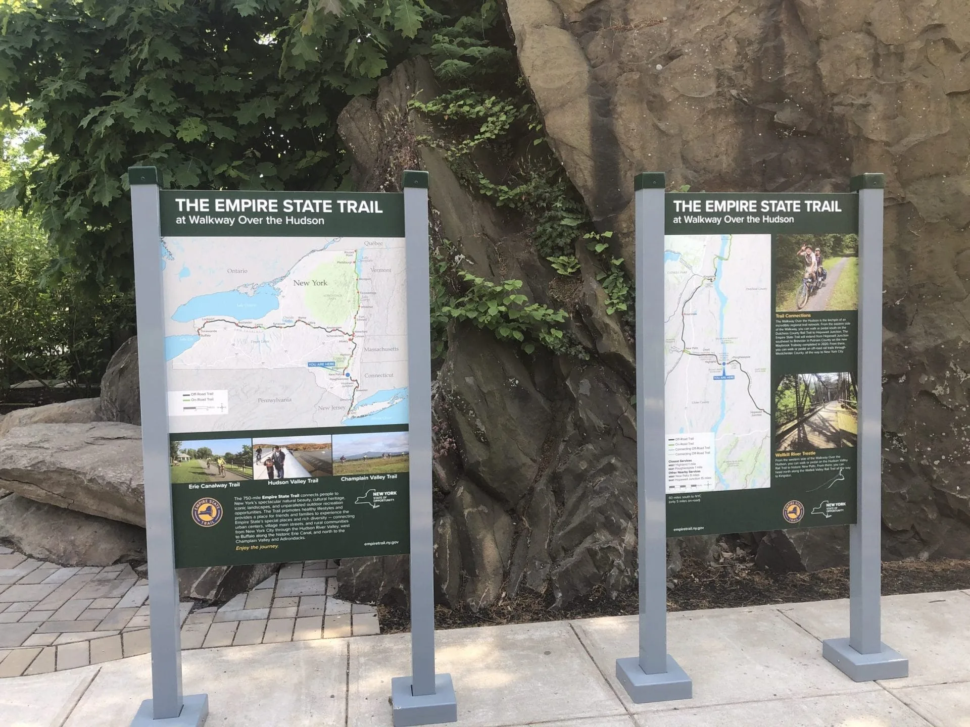 Empire State Trail signs