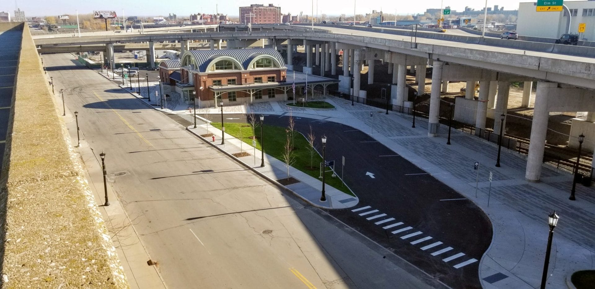 Buffalo-Exchange Street Station Open New by