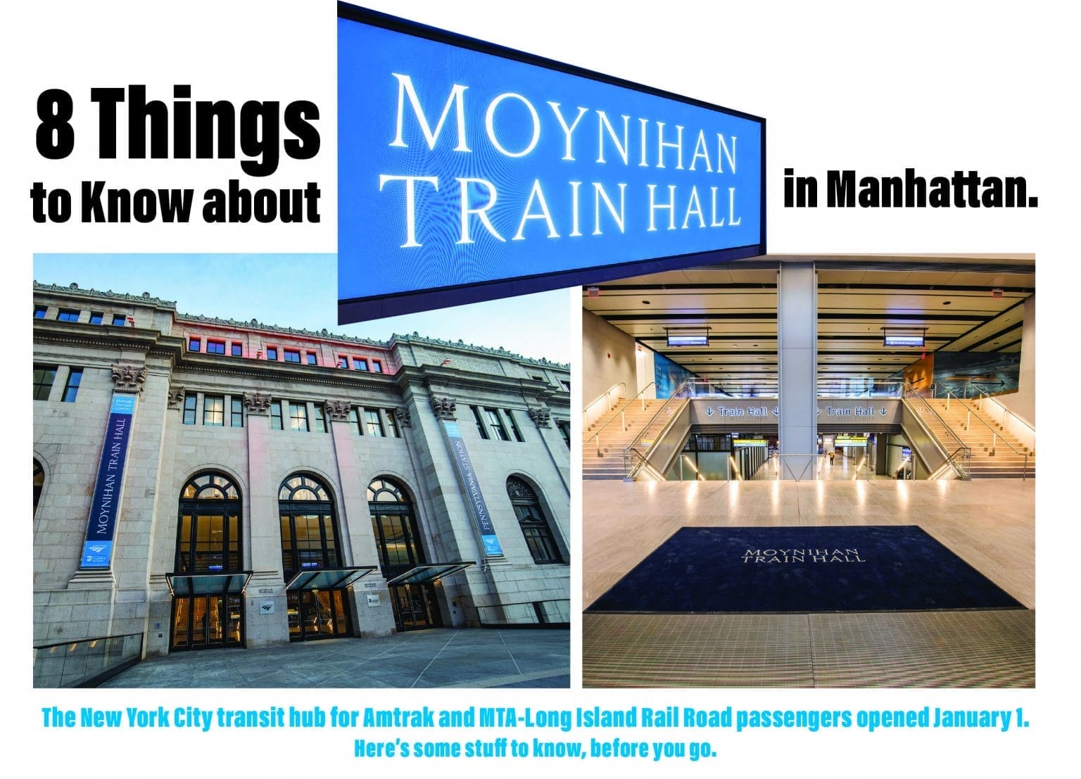 8 Things to Know about Moynihan Train Hall  New York by Rail