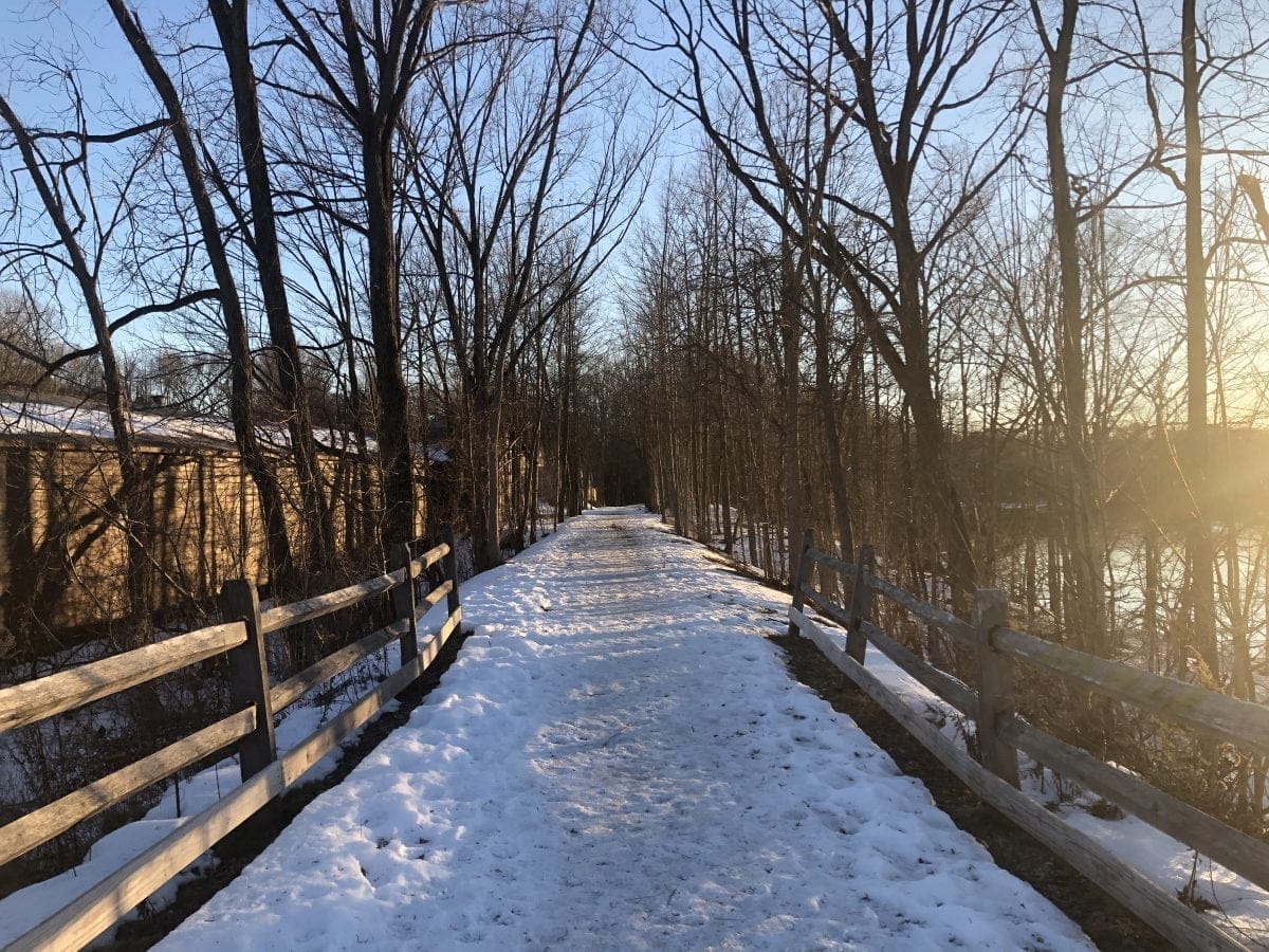 Wallkill Valley Rail Trail in New Paltz