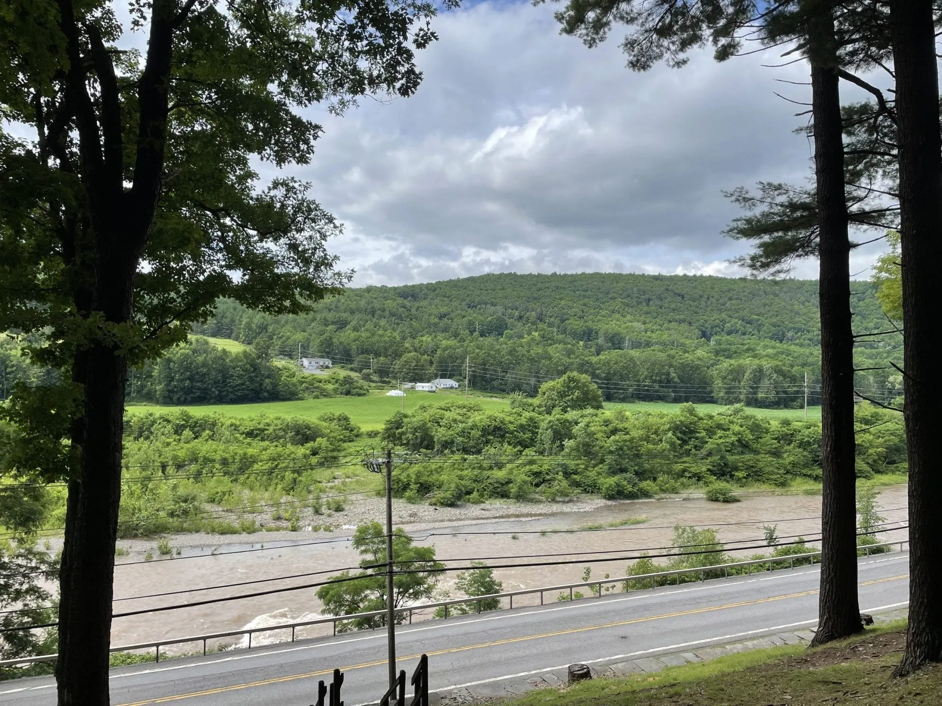 View of the Catskills from Pratt Rock