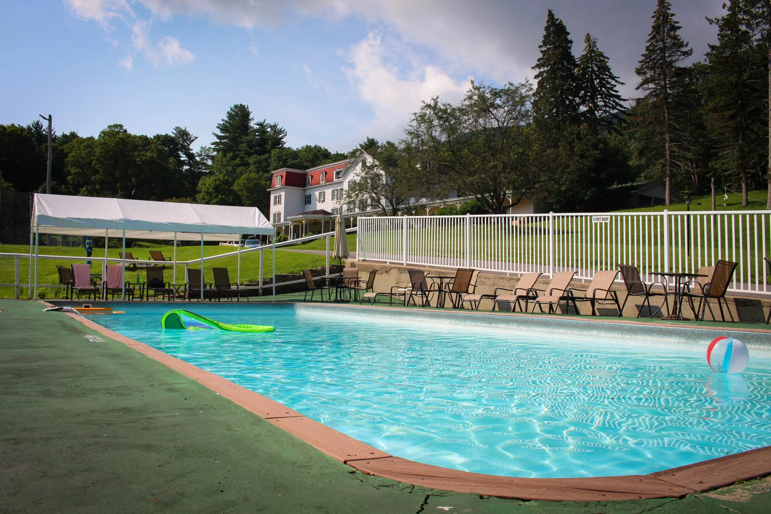 Outdoor Pool at Winter Clove Inn & Resort