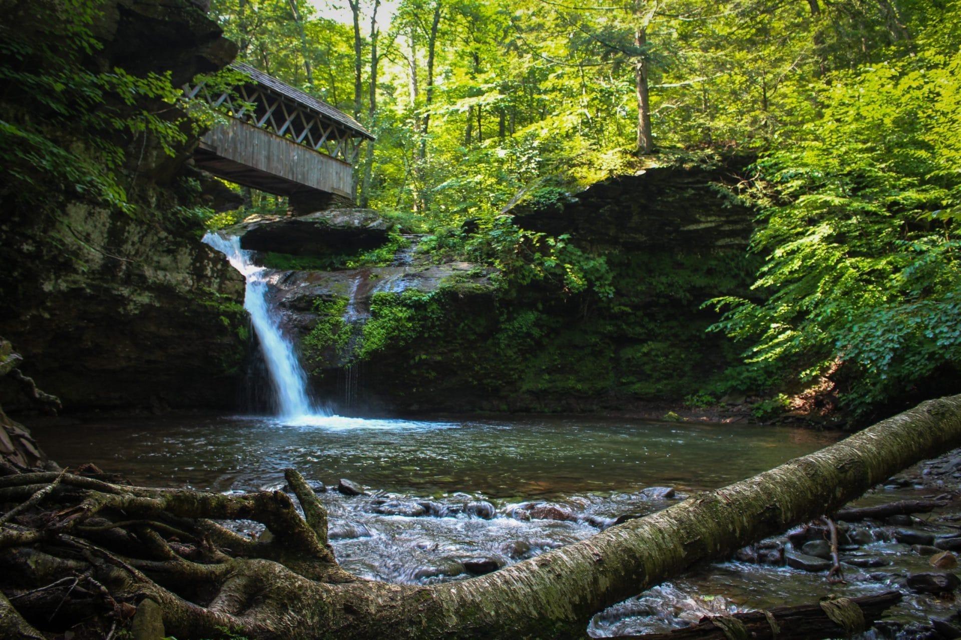 Waterfall at Winter Clove Inn & Resort