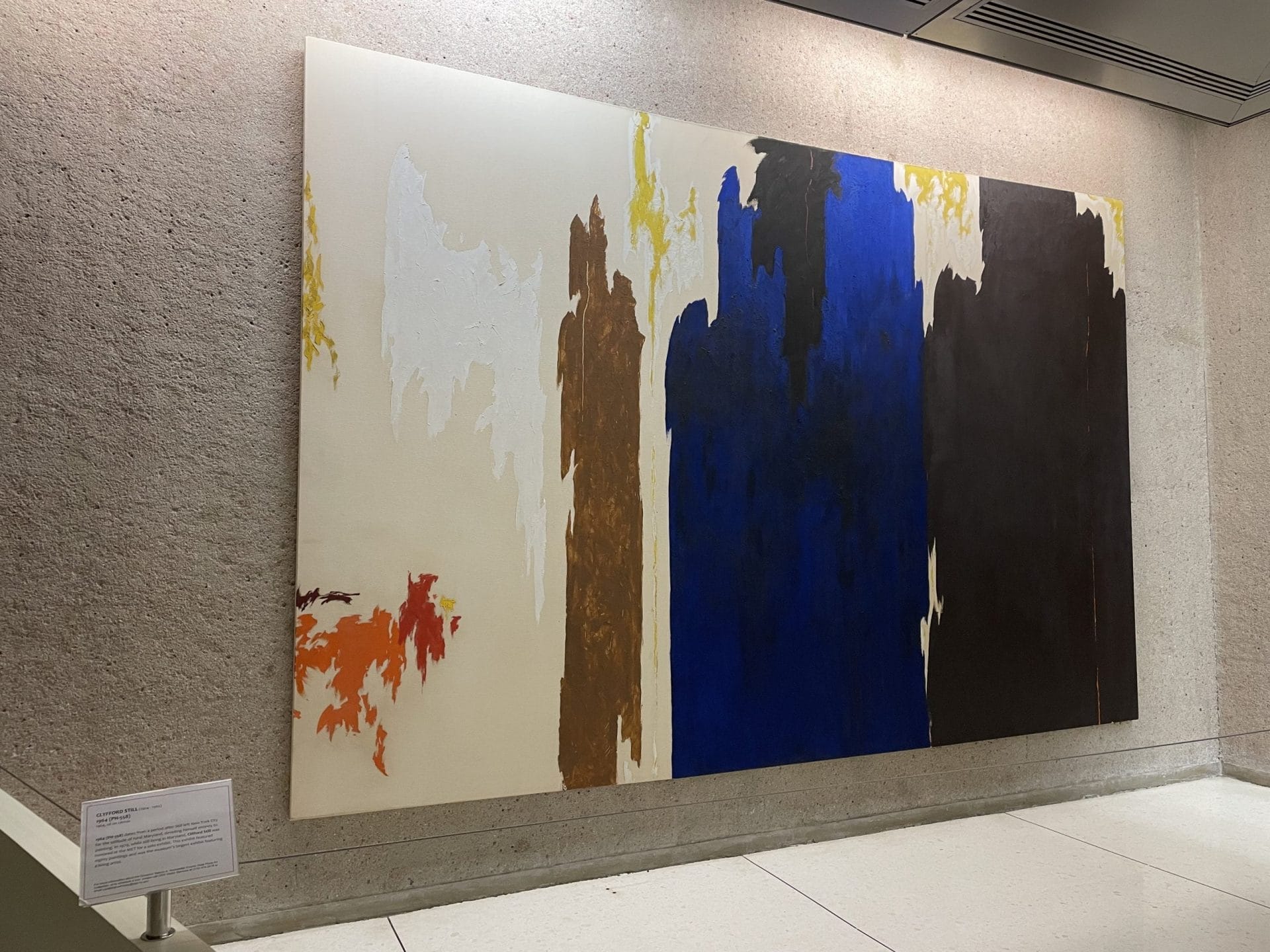 Clyfford Still 1964 Collection at Corning Tower