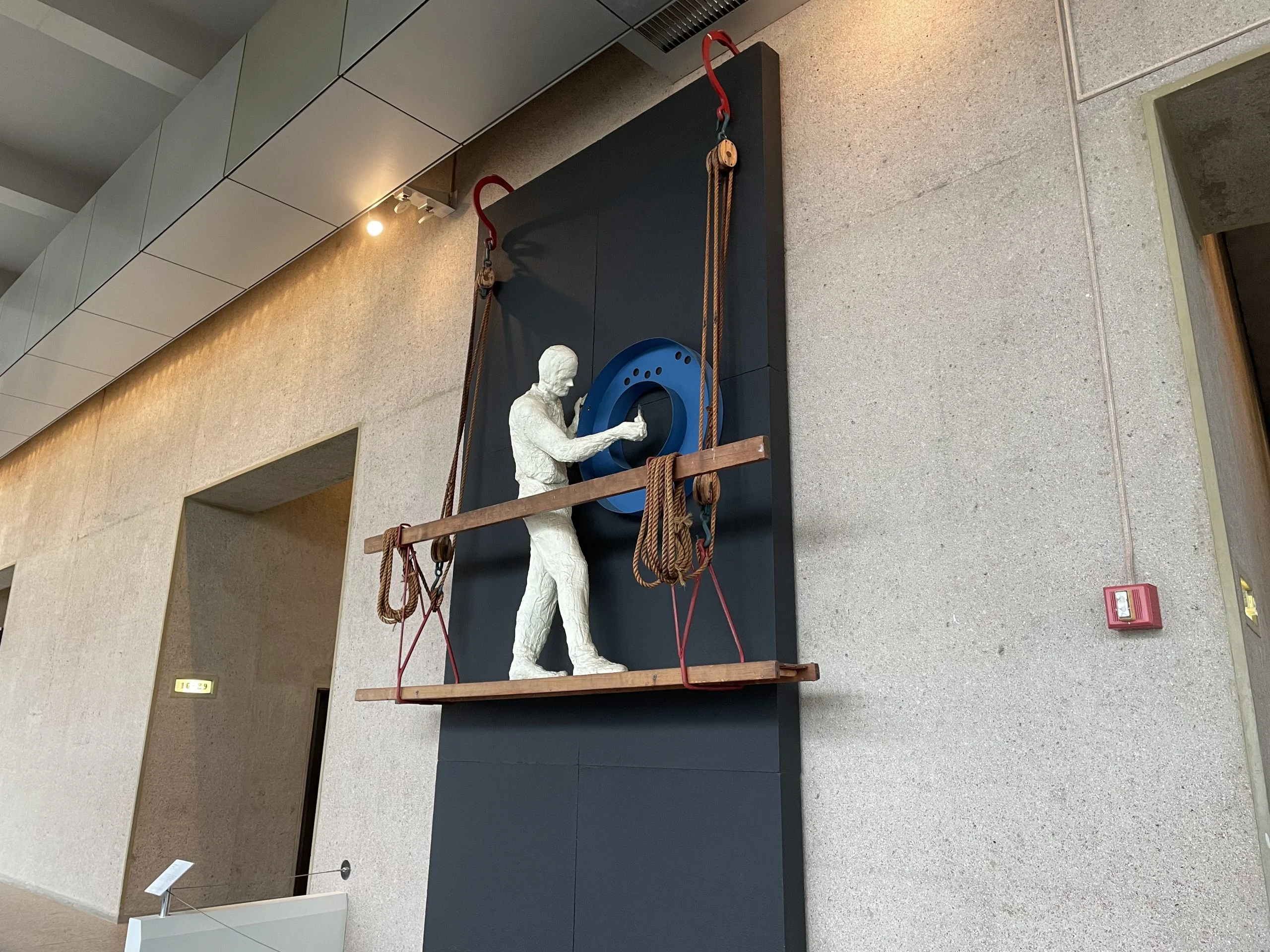 George Segal sculpture in the Corning Tower
