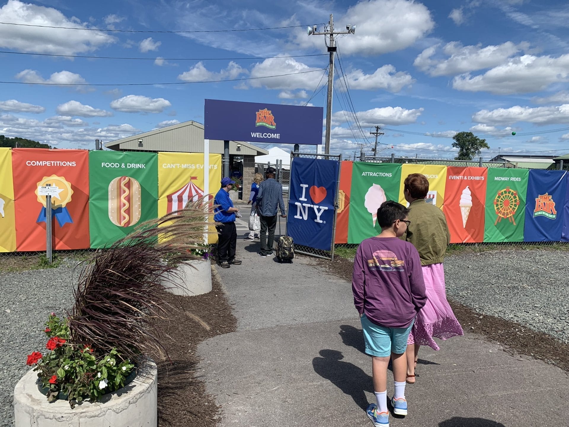 Entrance to the NY State Fair Entrance to the NY State Fair