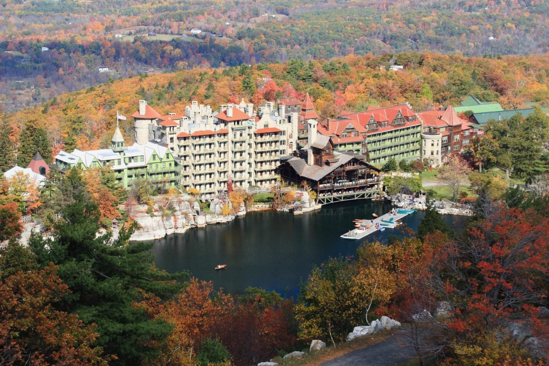 Mohonk Mountain House Fall Foliage