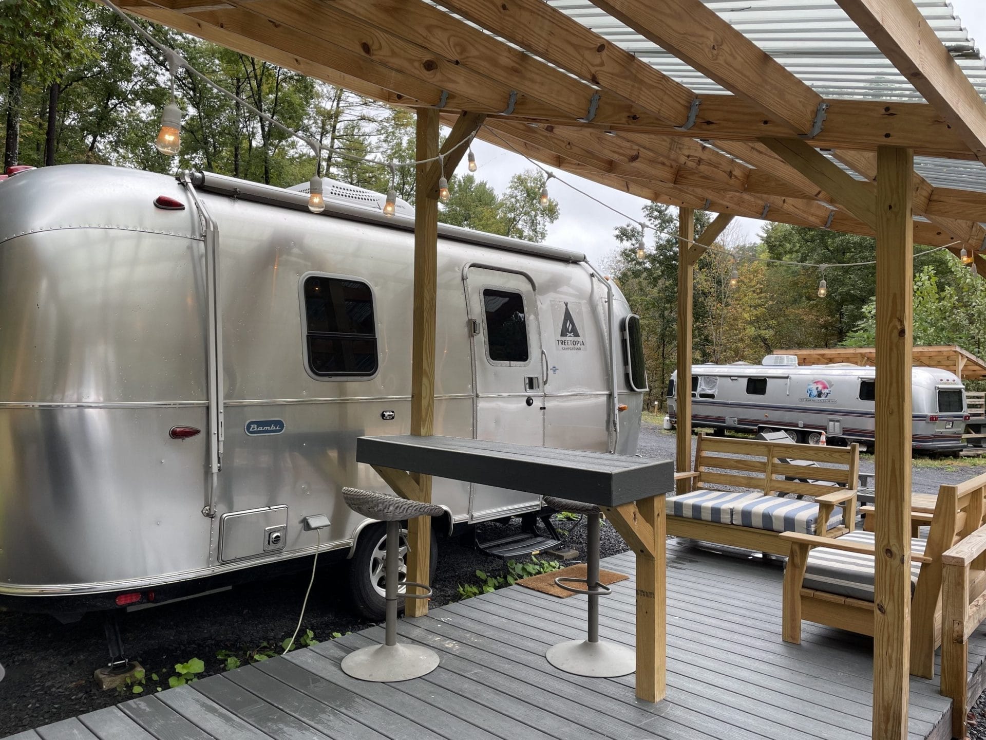 Treetopia Airstream Exterior