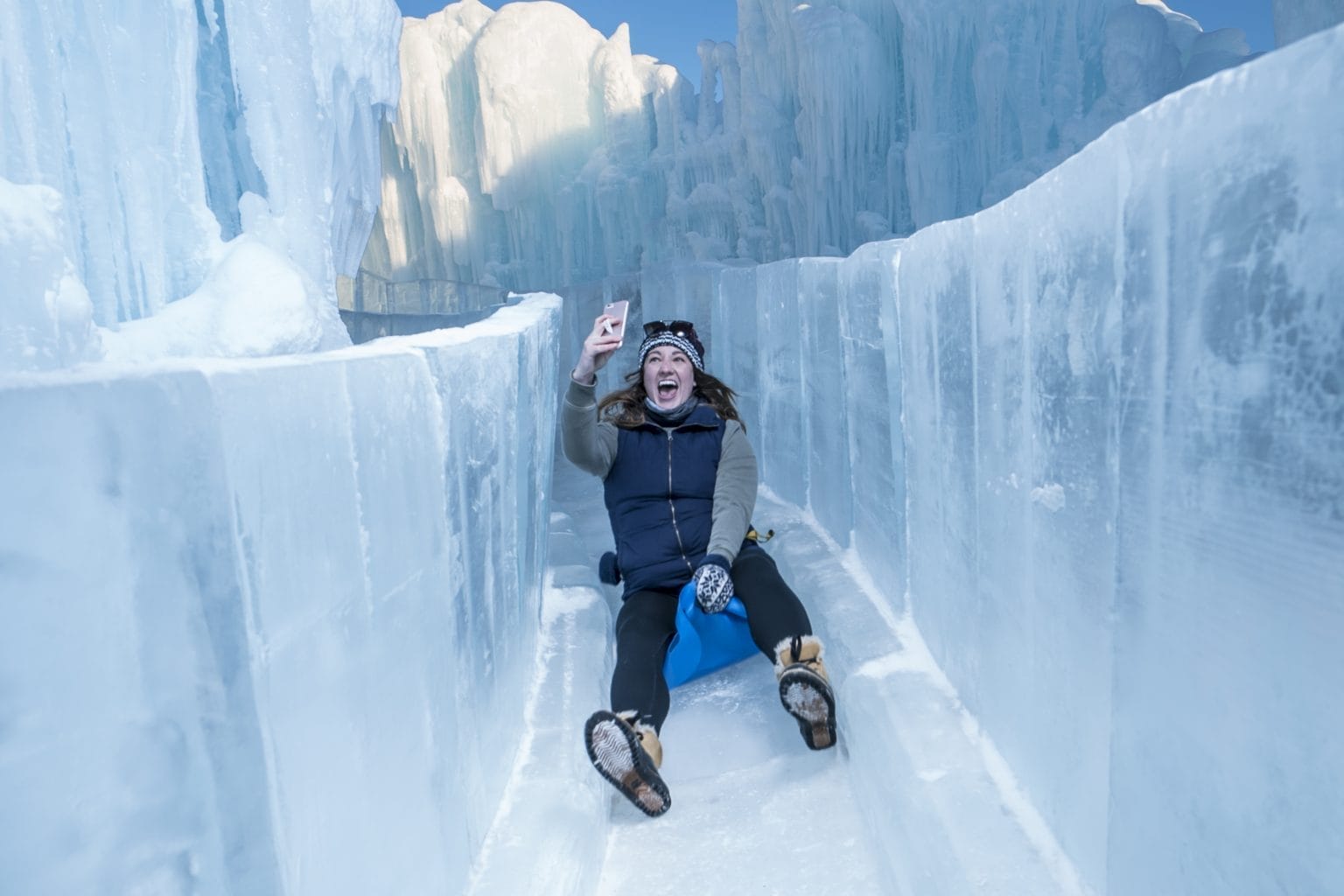 Ice Castles at Lake George