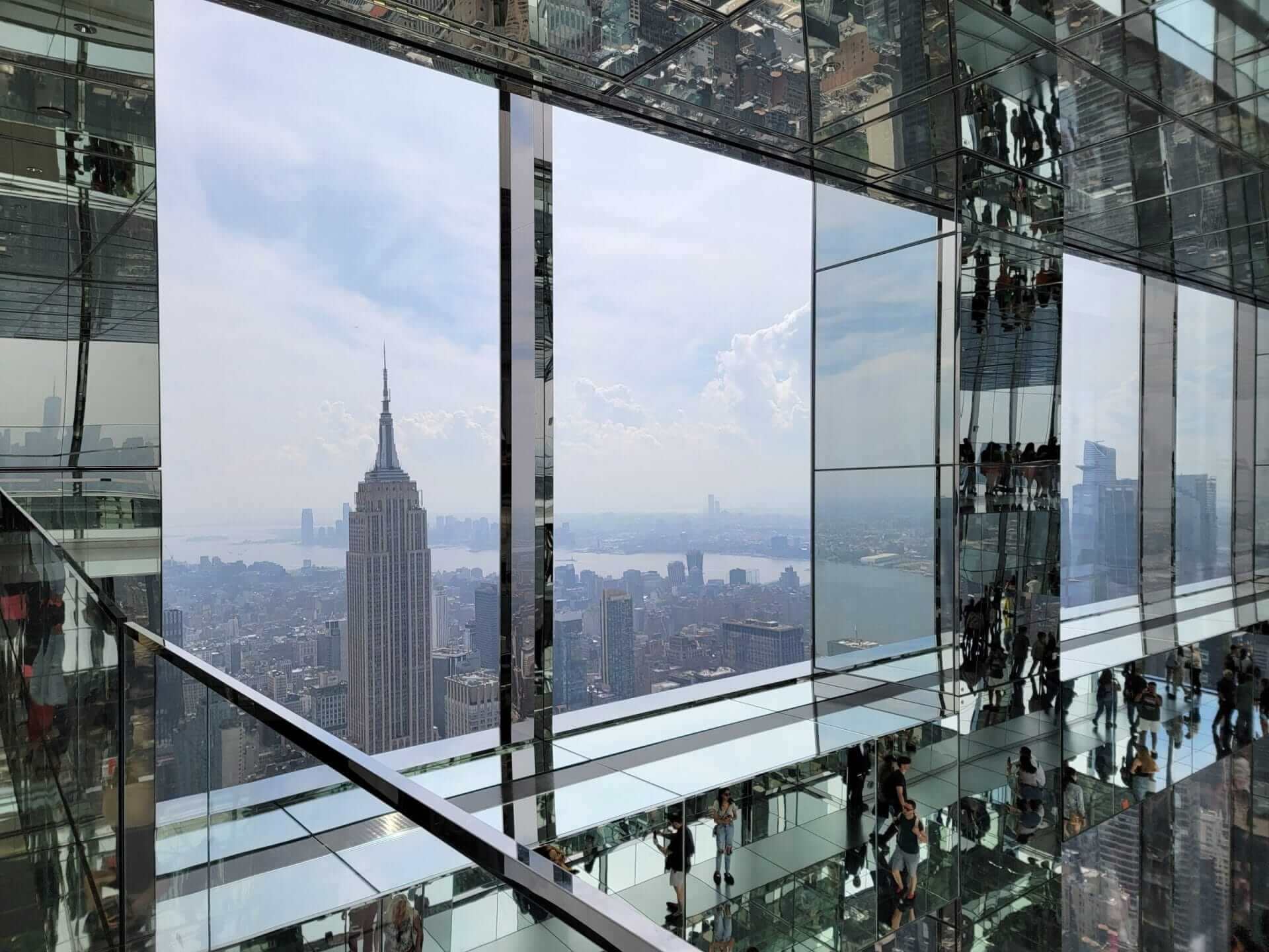 SUMMIT One Vanderbilt view View of Empire State Building from SUMMIT One Vanderbilt